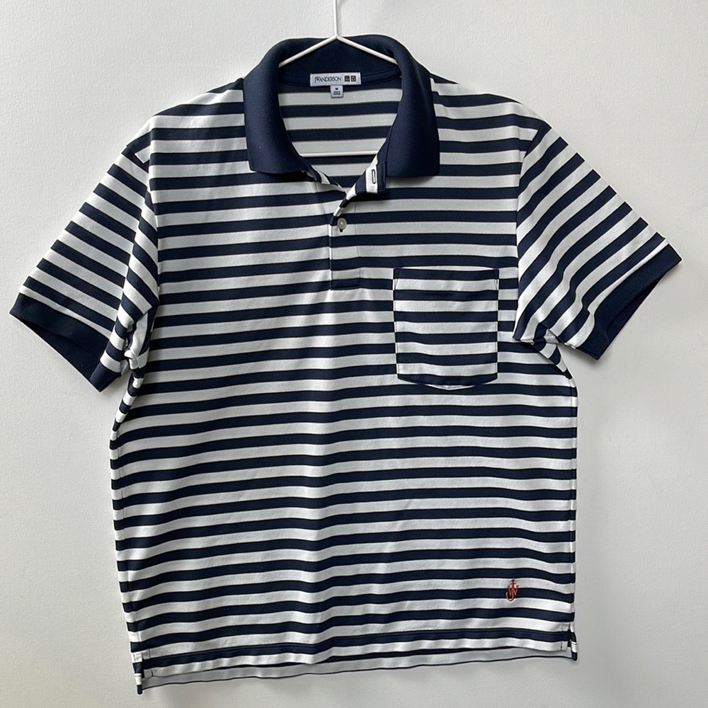 JW Anderson Uniqlo Men’s Striped Polo T-Shirt